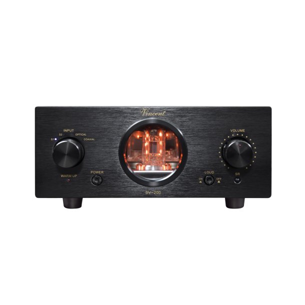 Vincent SV-200 Kraftig mini, integreret stereo forstrker Sort