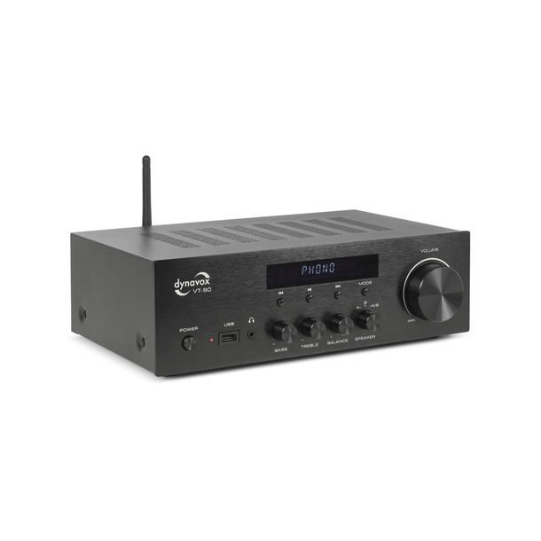 Dynavox VT-90 stereo kompakt forstrker med phono-indgang og BT